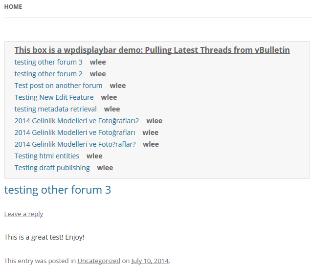 How To Integrate vBulletin Comments In WordPress Blog How To Integrate vBulletin Comments In WordPress Blog