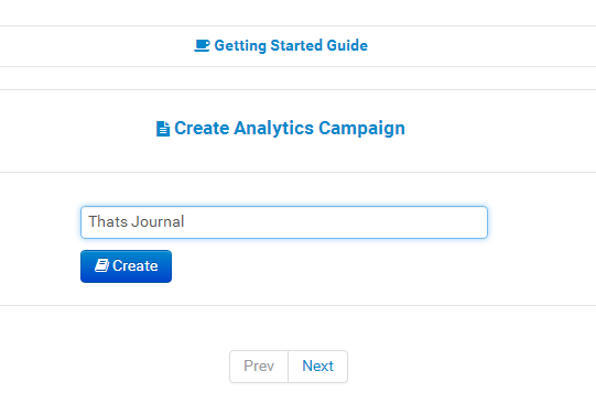 Set up social analytics campaign to analyze a webpage