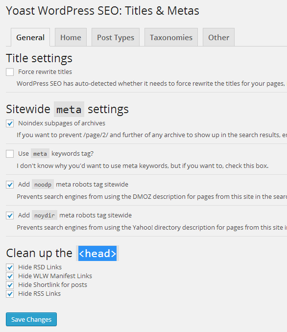 Tile and meta settings for WordPress SEO by Yoast plugin Tile and meta settings for WordPress SEO by Yoast plugin