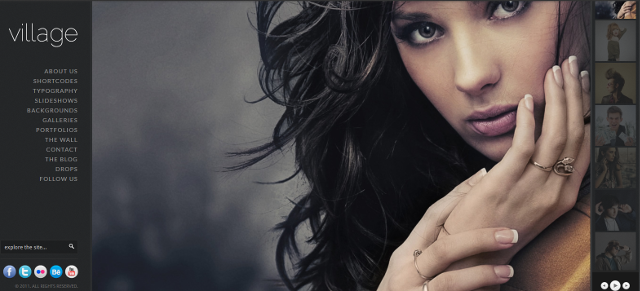 Full Screen Photography WordPress Theme With jQuery Wall Full Screen Photography WordPress Theme With jQuery Wall