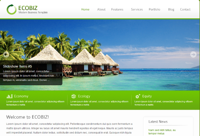 Go Green, Environment WordPress Theme With 6 Custom Skins