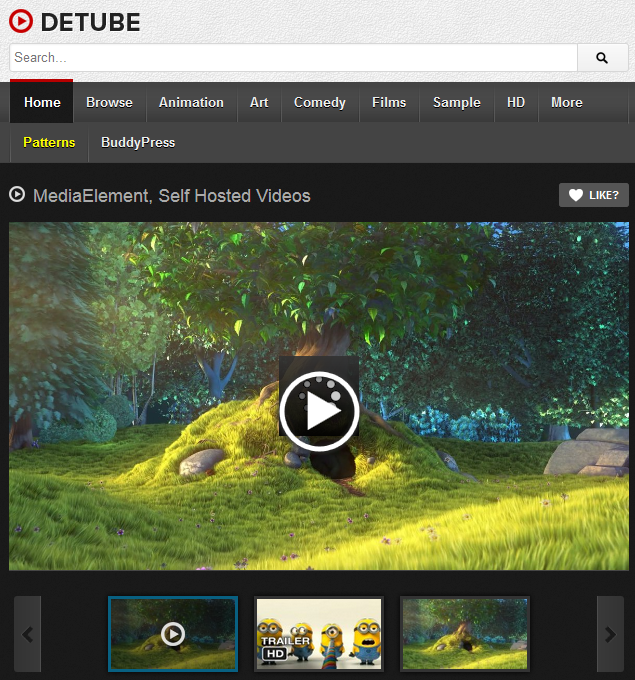 Responsive WordPress Video Theme With Self Hosted Videos Responsive WordPress Video Theme With Self Hosted Videos