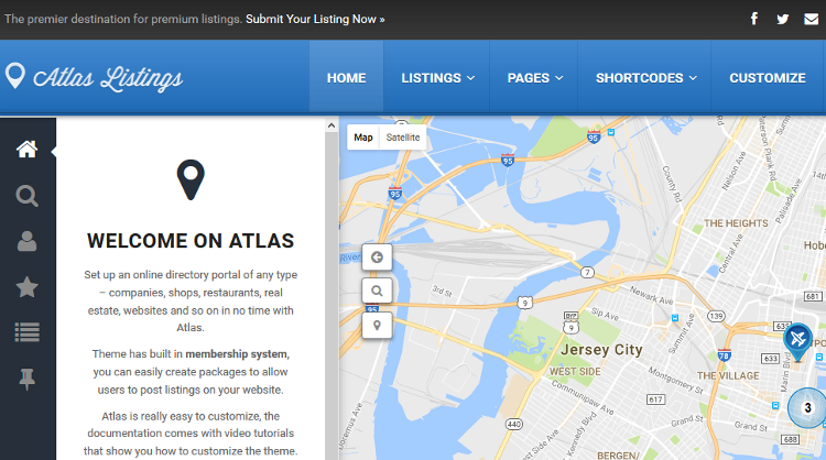 Atlas Directory & Listings WordPress Theme
