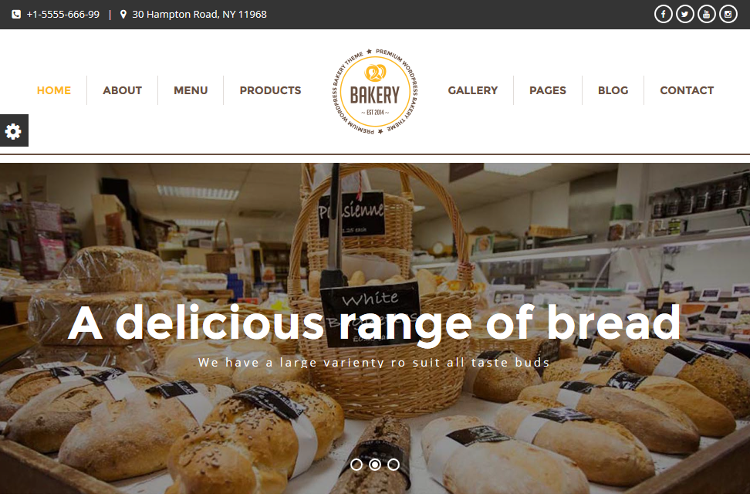 Bakery WordPress Theme Bakery WordPress Theme
