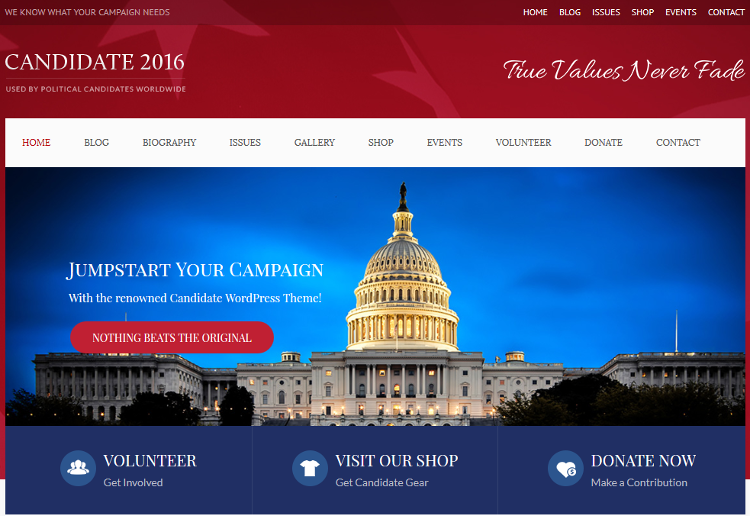 Candidate WordPress Theme Candidate WordPress Theme