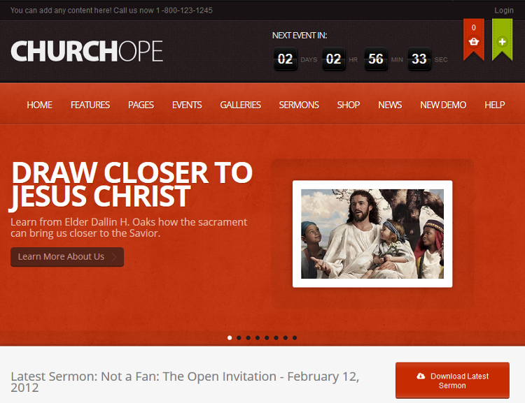 ChurcHope WordPress Theme ChurcHope WordPress Theme