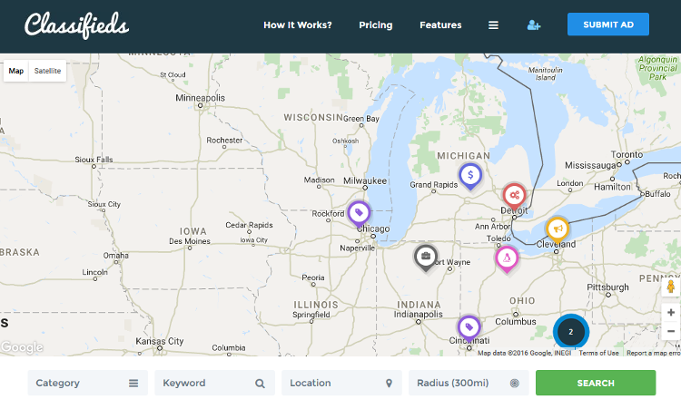 Classifieds WordPress Theme