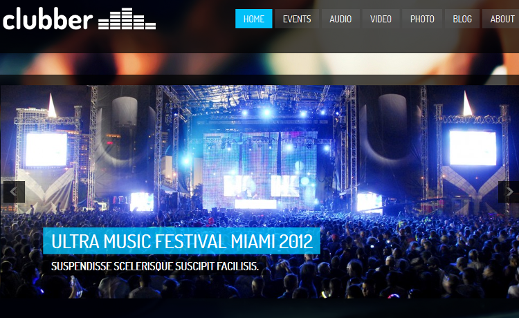 Clubber WordPress Theme