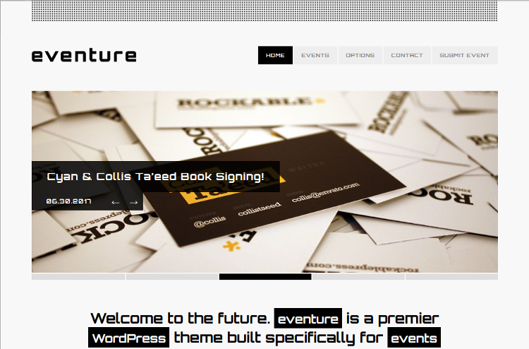 Eventure WordPress Theme Eventure WordPress Theme