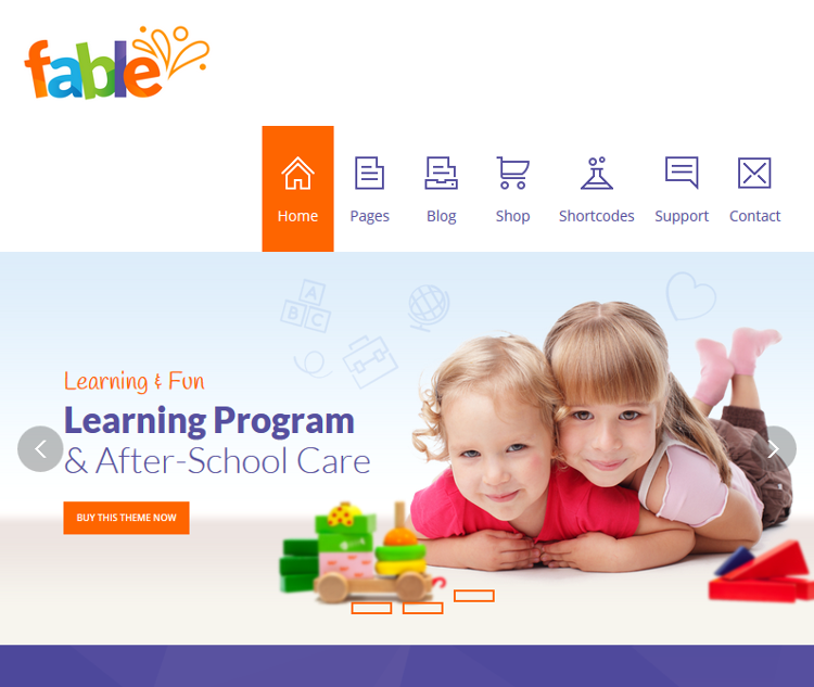 Fable WordPress Theme