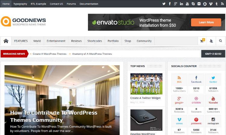 Goodnews WordPress Theme