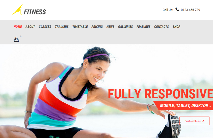 Gym & Fit WordPress Theme Gym & Fit WordPress Theme