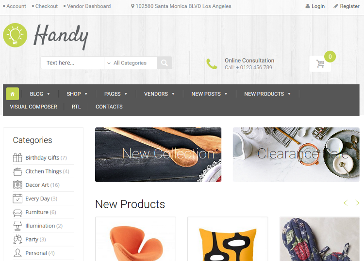 Handy WordPress Theme Handy WordPress Theme