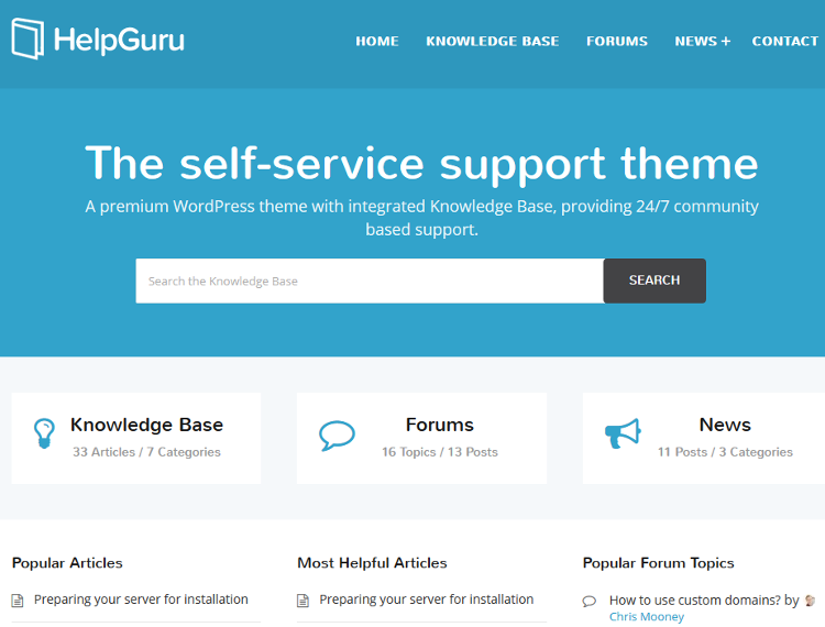 HelpGuru WordPress Theme HelpGuru WordPress Theme