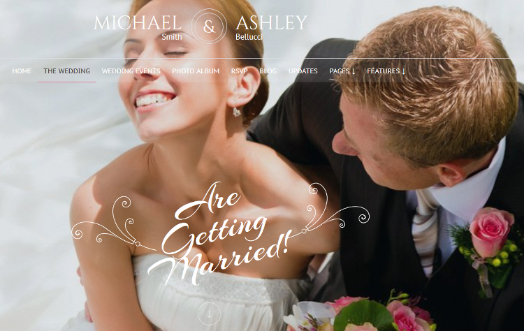 Honeymoon & Wedding WordPress Theme