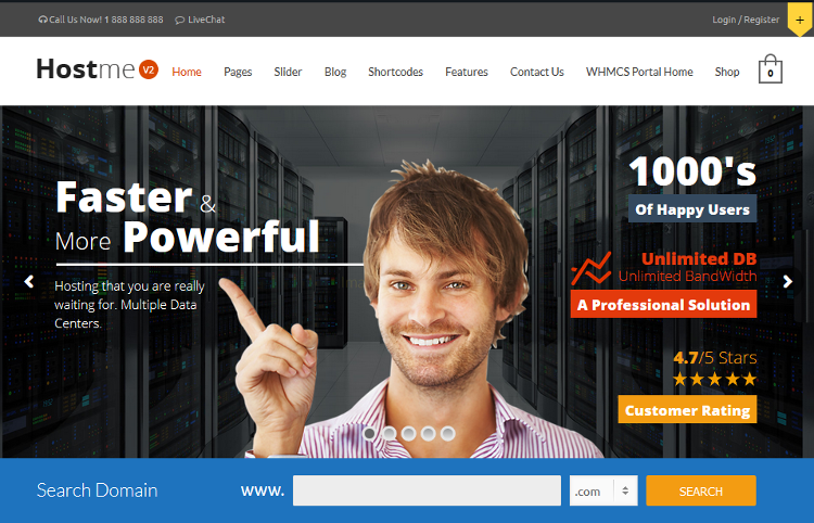 Hostme WordPress Theme Hostme WordPress Theme