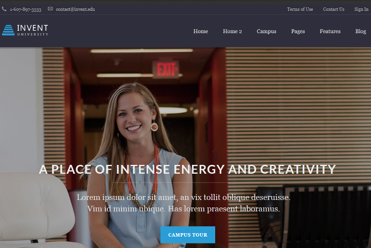 Invent WordPress Theme