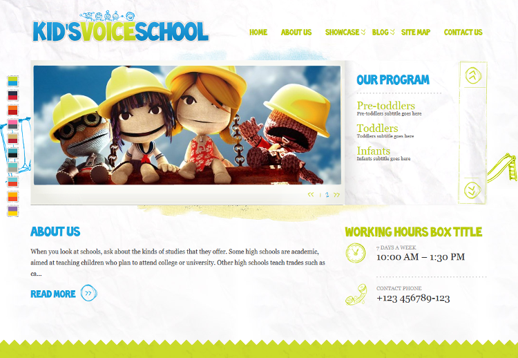 Kids Voice WordPress Theme