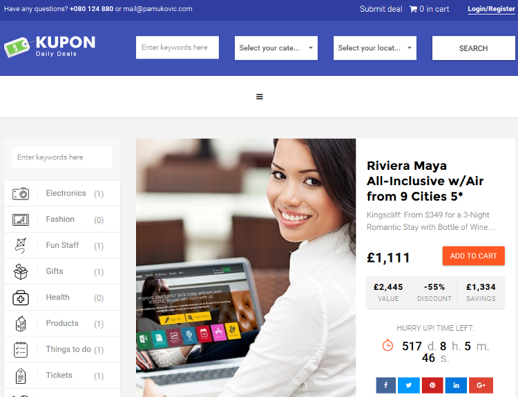 Kupon WordPress Theme
