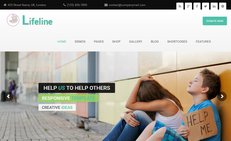 Lifeline WordPress Theme Lifeline WordPress Theme