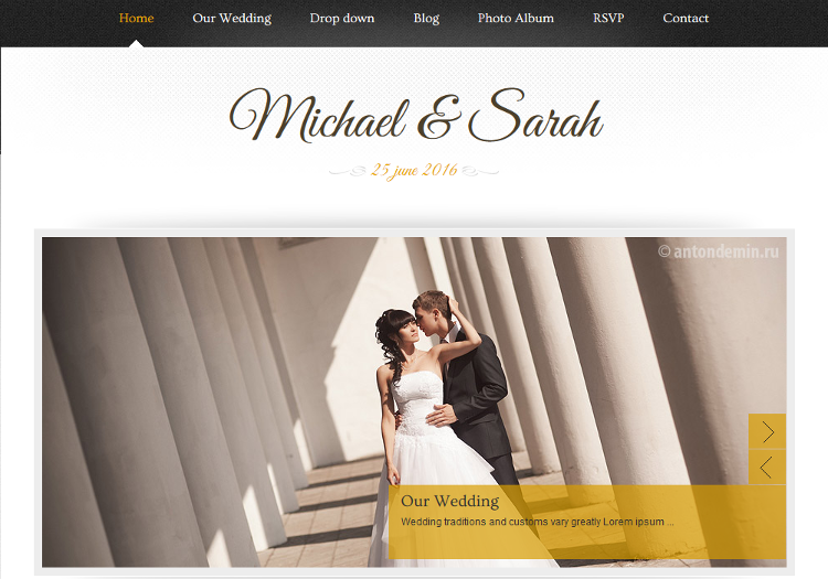 Marriage WordPress Theme