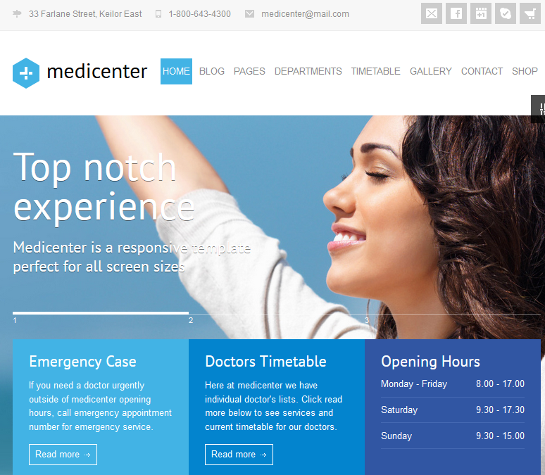 MediCenter WordPress Theme MediCenter WordPress Theme