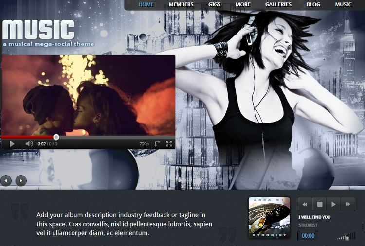 Music WordPress Theme
