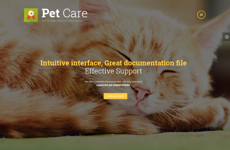 Pet Care WordPress Theme Pet Care WordPress Theme