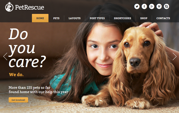 Pet Rescue WordPress Theme Pet Rescue WordPress Theme