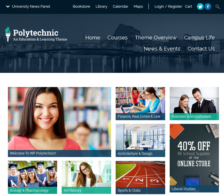 Polytechnic WordPress Theme