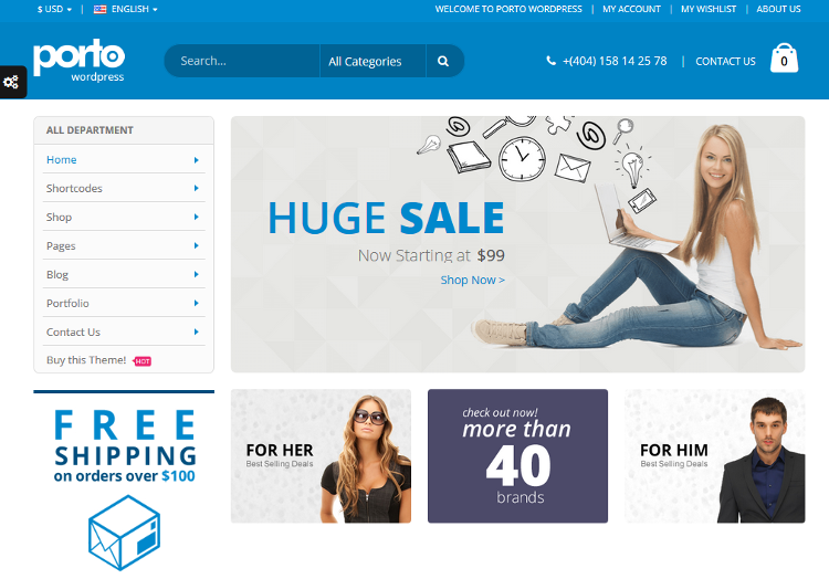 Porto WordPress Theme