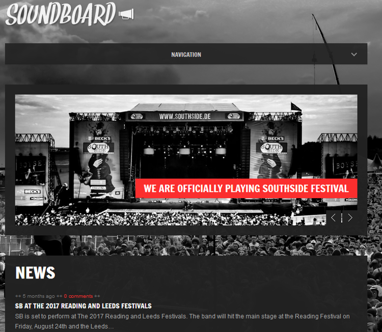 Soundboard WordPress Theme