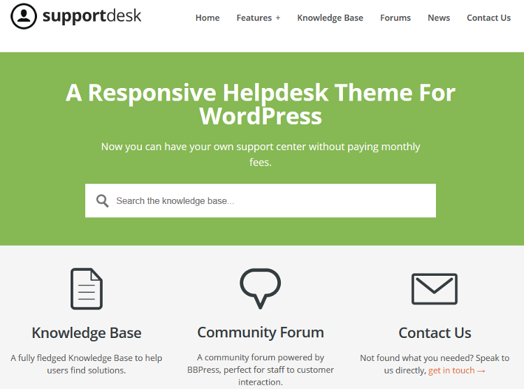 Support Desk WordPress Theme Support Desk WordPress Theme