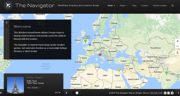 The Navigator WordPress Theme