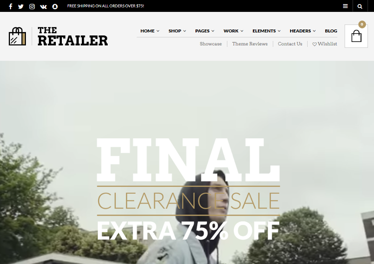 The Retailer WordPress Theme