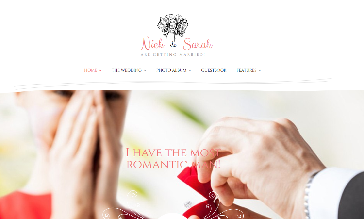 The Wedding Day WordPress Theme