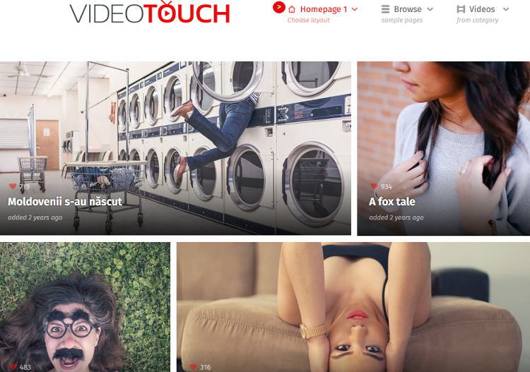 VideoTouch WordPress Theme