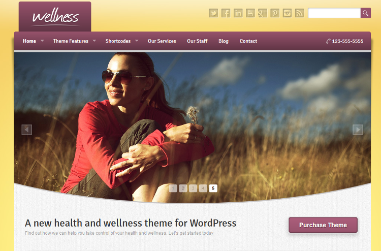 Wellness WordPress Theme Wellness WordPress Theme
