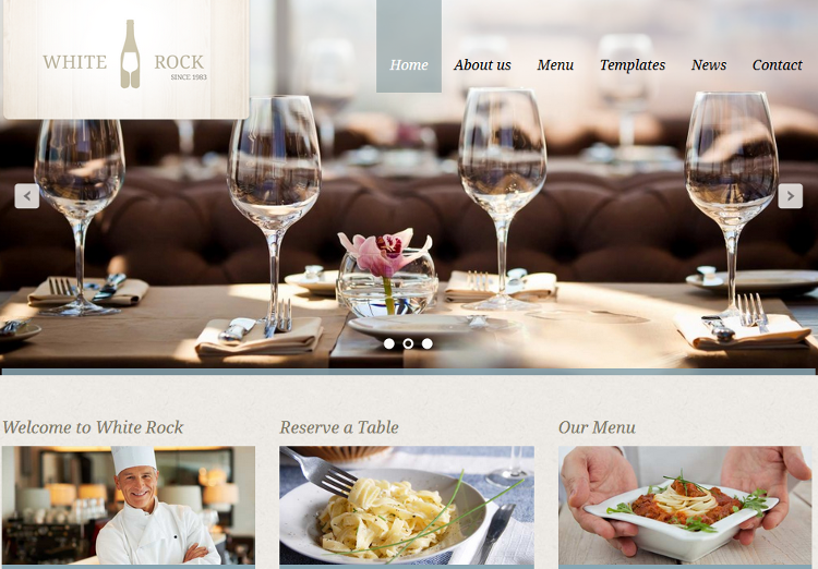 White Rock WordPress Theme