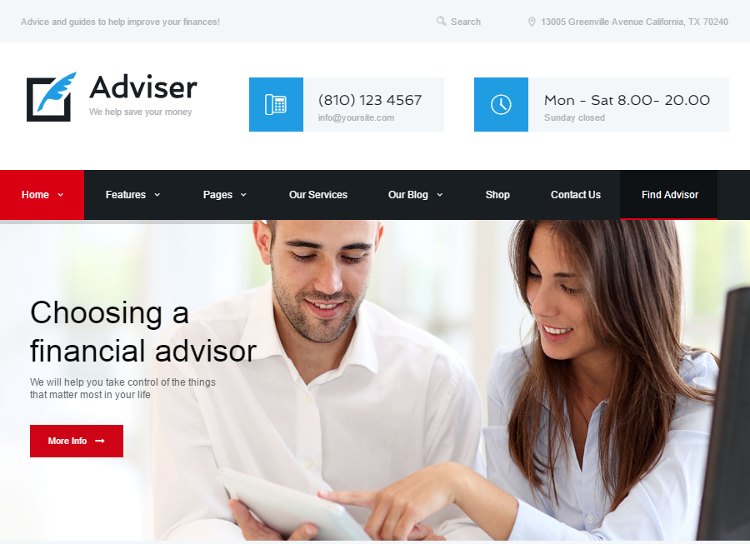 Adviser WordPress Theme
