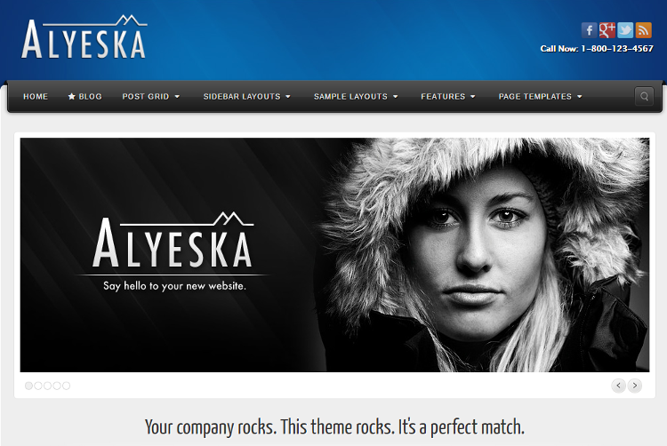 Alyeska WordPress Theme