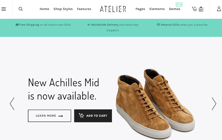 Atelier WordPress Theme
