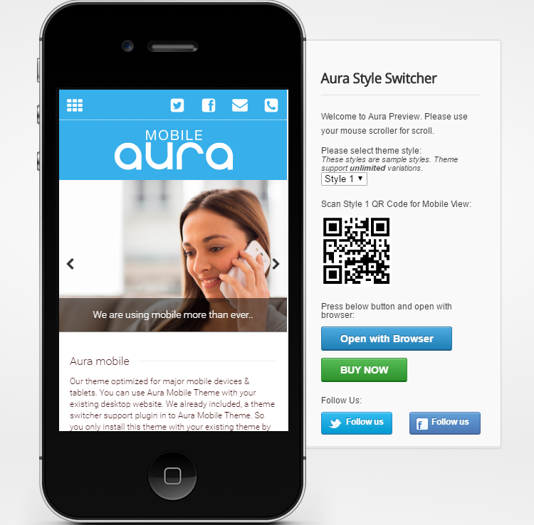 Aura WordPress Theme Aura WordPress Theme