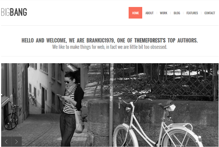 Bigbang WordPress Theme Bigbang WordPress Theme