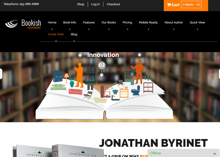 Bookish WordPress Theme
