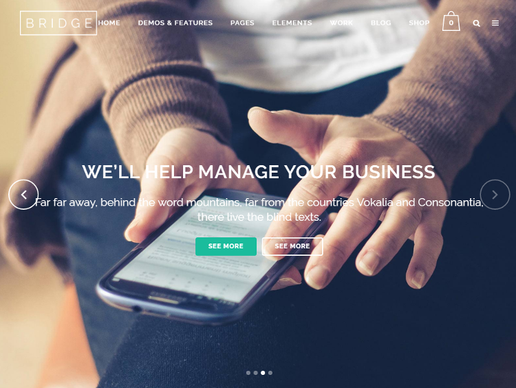 Bridge WordPress Theme