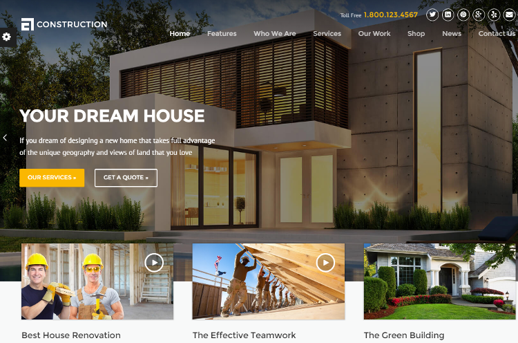 Construction WordPress Theme Construction WordPress Theme