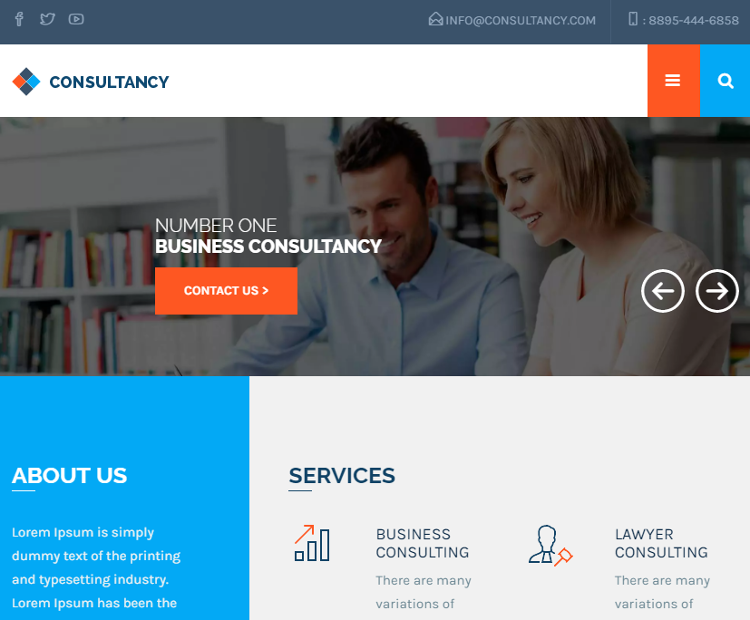 Consultancy WordPress Theme