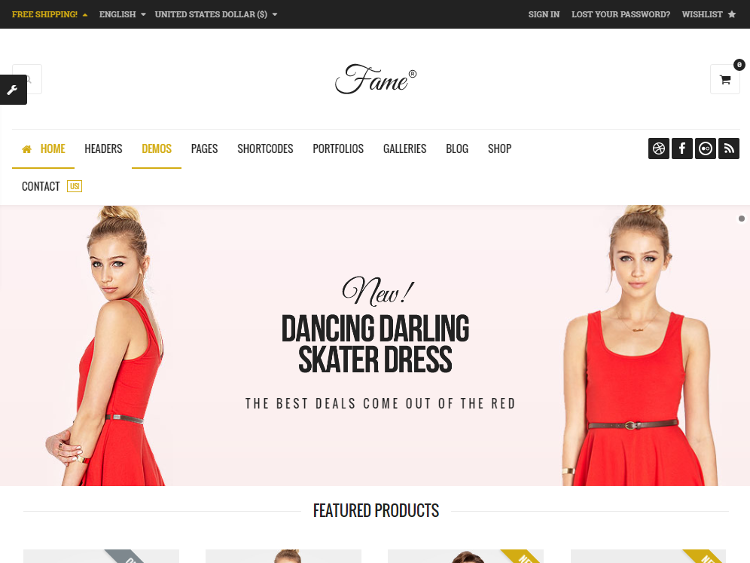Fame WordPress Theme Fame WordPress Theme