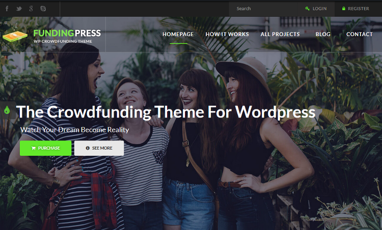 Fundingpress WordPress Theme
